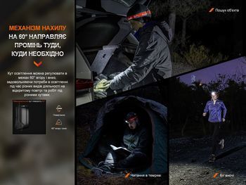Фото Ліхтар налобний Fenix HL16 AAA рожевий