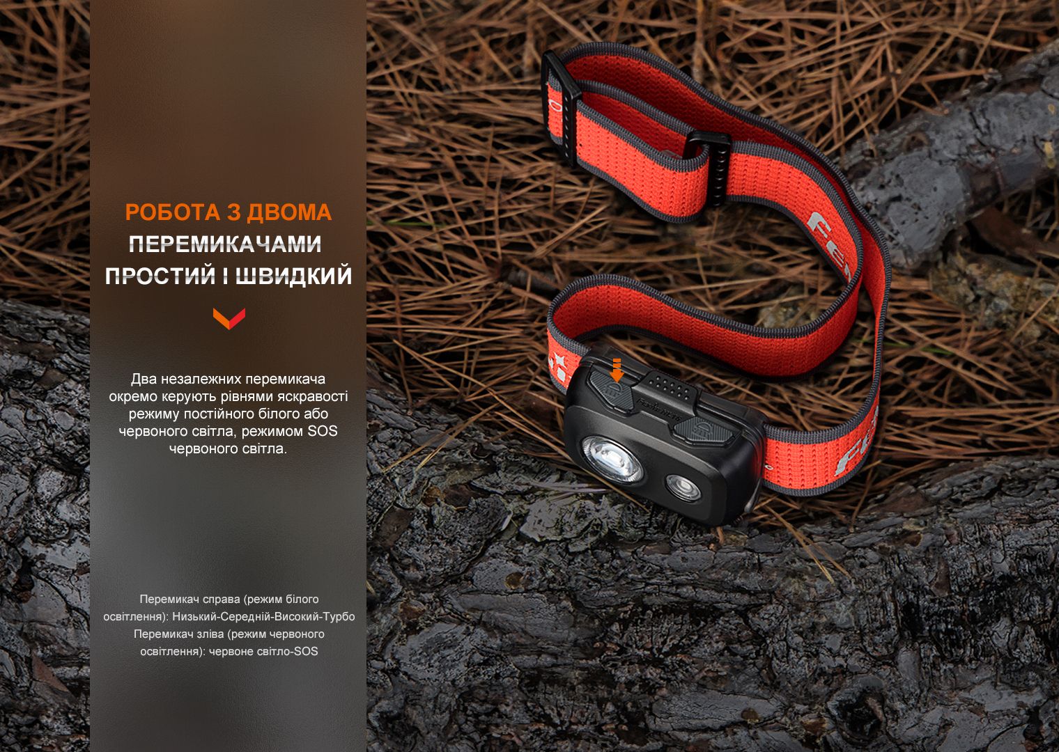 Ліхтар налобний Fenix HL16 AAA світло-зелений - фото 10