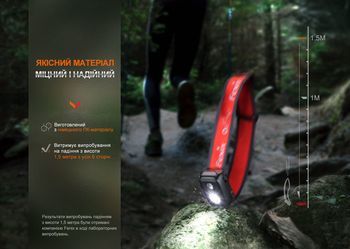 Фото Ліхтар налобний Fenix HL16 AAA світло-зелений