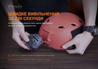 Кріплення на шолом для налобних ліхтарів Fenix ALG-04 - фото 5