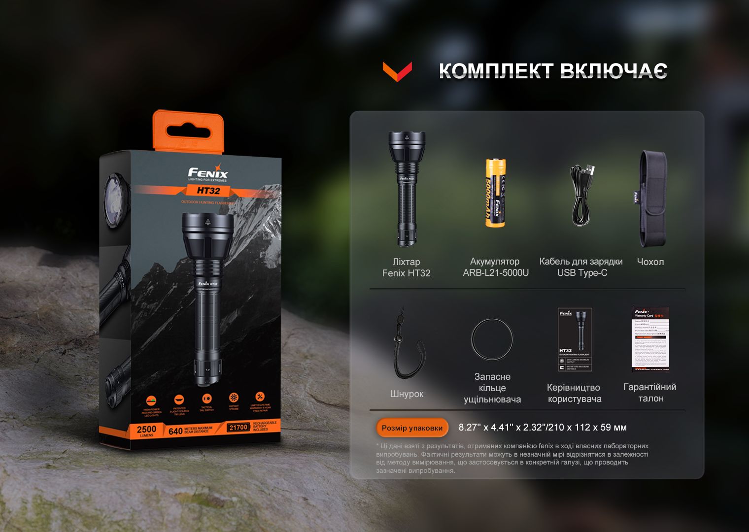 Ліхтар ручний Fenix HT32 - фото 9