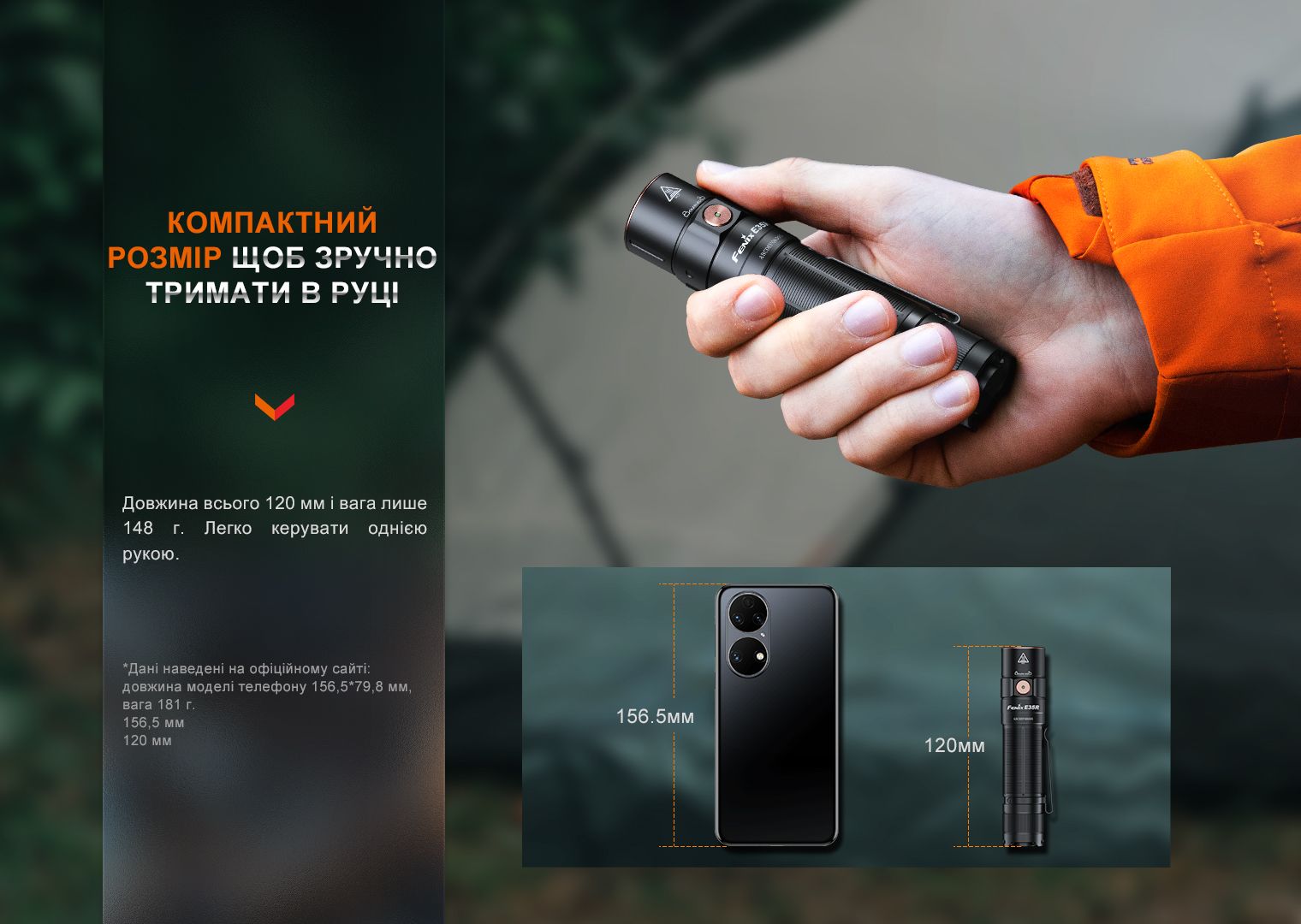 Ліхтар ручний Fenix E35R - фото 19