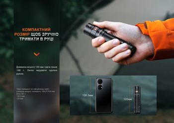 Фото Ліхтар ручний Fenix E35R