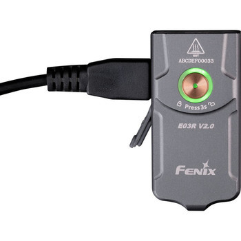 Фото Ліхтар наключний Fenix E03R V2.0, синій