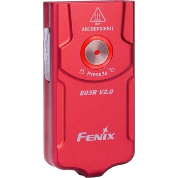 Фото Ліхтар наключний Fenix E03R V2.0, червоний