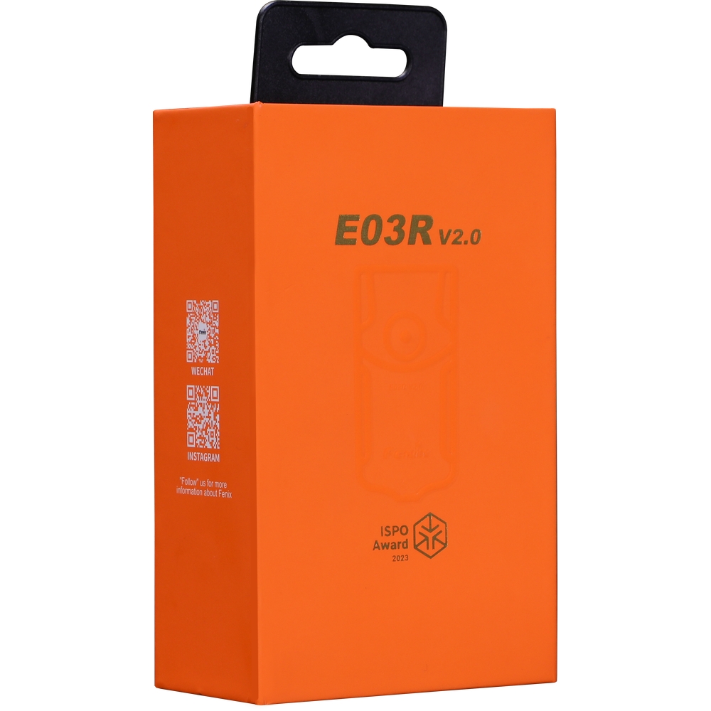 Ліхтар наключний Fenix E03R V2.0, червоний - фото 5