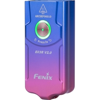 Фото Ліхтар наключний Fenix E03R V2.0, бузковий