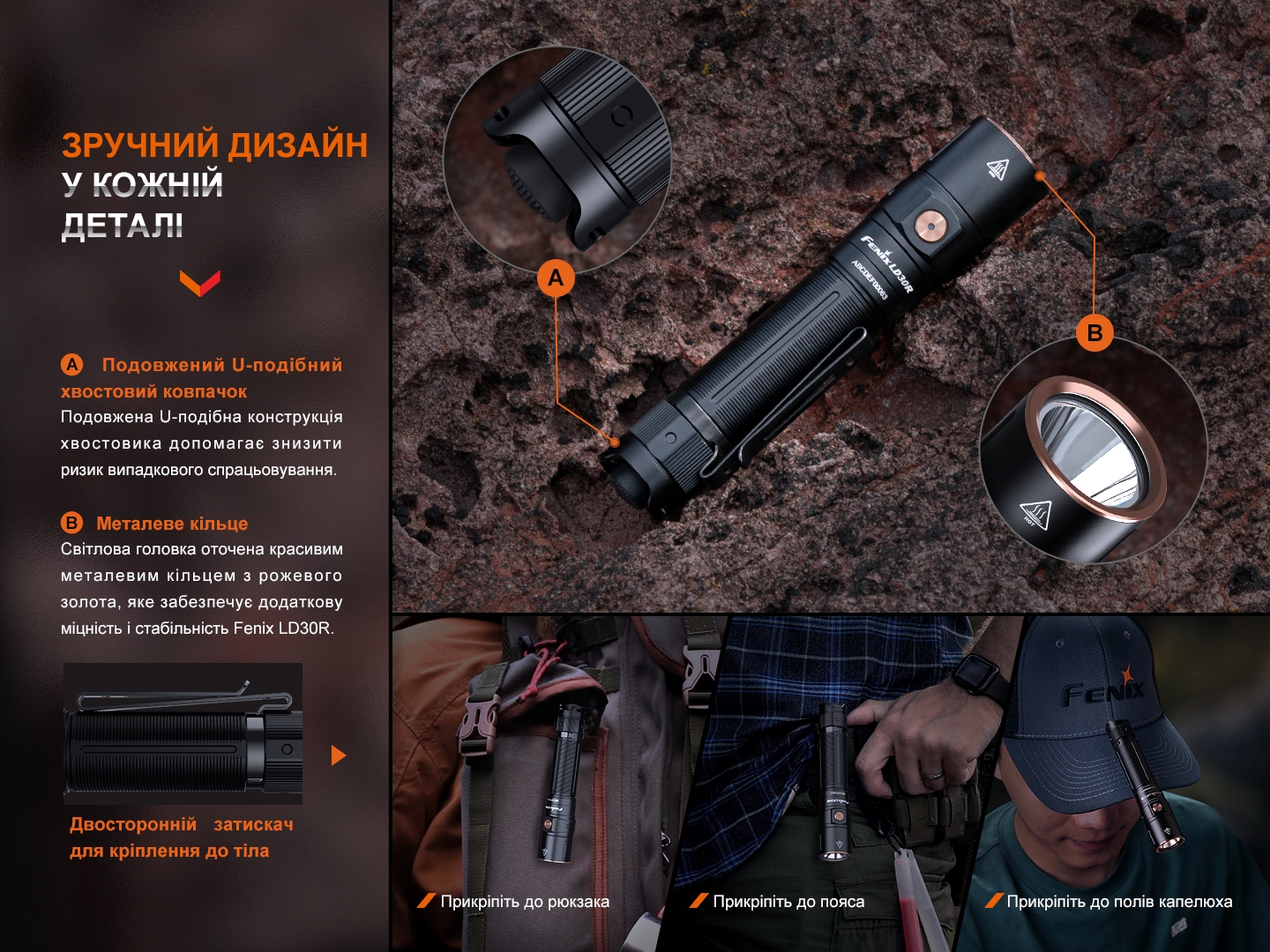 Ліхтар ручний Fenix LD30R - фото 19