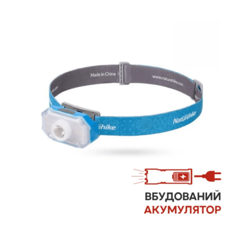 Фото Ліхтар налобний Naturehike NH18T001-A, блакитний