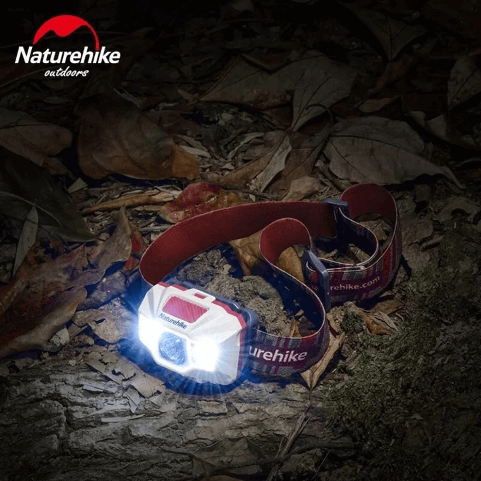 Ліхтар налобний Naturehike TD-02 NH00T002-D, біло-червоний - фото 2