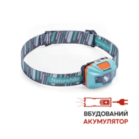 Ліхтар налобний Naturehike TD-02 NH00T002-D, сіро-блакитний - фото 1