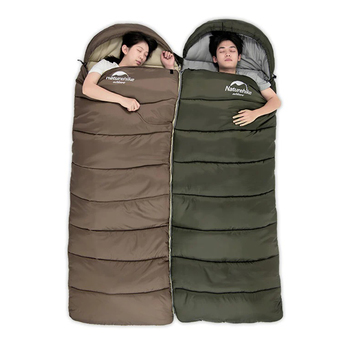 Фото Спальник з капюшоном Naturehike U150 NH20MSD07, (11°C), лівий, коричневий