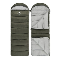 Спальник з капюшоном Naturehike U150 NH20MSD07, (11°C), лівий, зелений - фото 1