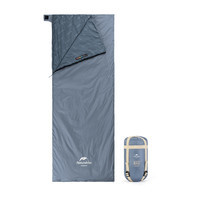 Спальник надлегкий Naturehike Ultralight LW180 NH21MSD09, (15°C), p-p M, сіро-синій - фото 1