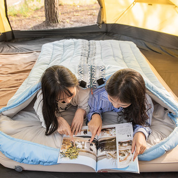 Фото Спальник з капюшоном Naturehike L250 NH21MSD07, (9°C), правий, блакитний