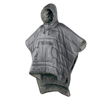 Фото Спальний мішок-пончо Naturehike NH18D010-P, Hollow cotton, морозний синій