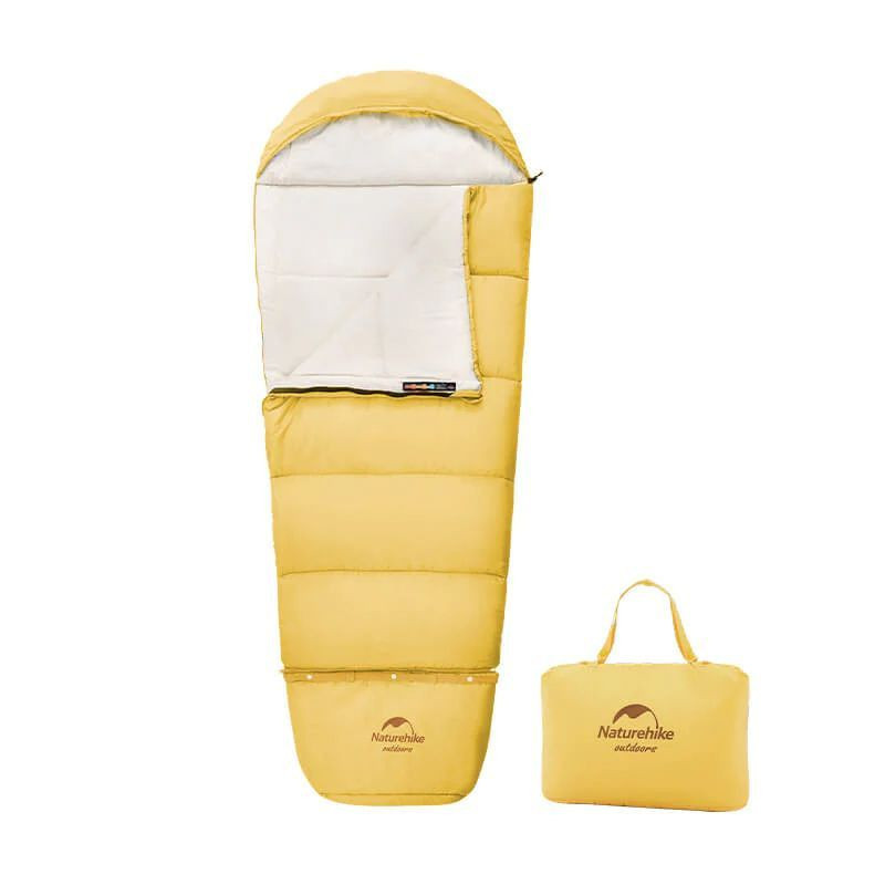 Спальник дитячий Naturehike С300 NH21MSD01, жовтий - фото 1