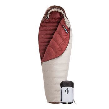 Фото Спальник з натуральним пухом Naturehike Snowbird NH20YD001, p-р L, коричневий 380 г