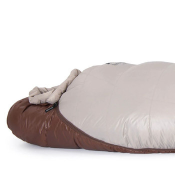 Фото Спальник з натуральним пухом Naturehike Snowbird NH20YD001, p-р L, коричневий 380 г