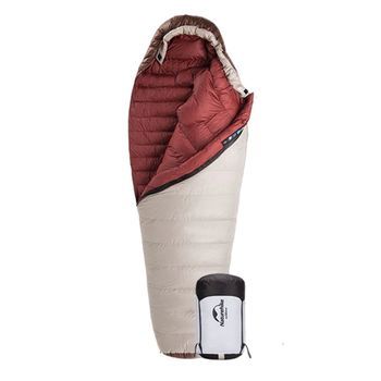 Фото Спальник з натуральним пухом Naturehike Snowbird NH20YD001,p-р L, коричневий 560 г