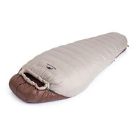 Спальник з натуральним пухом Naturehike Snowbird NH20YD001,p-р L, коричневий 560 г - фото 13