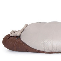 Спальник з натуральним пухом Naturehike Snowbird NH20YD001,p-р L, коричневий 560 г - фото 12