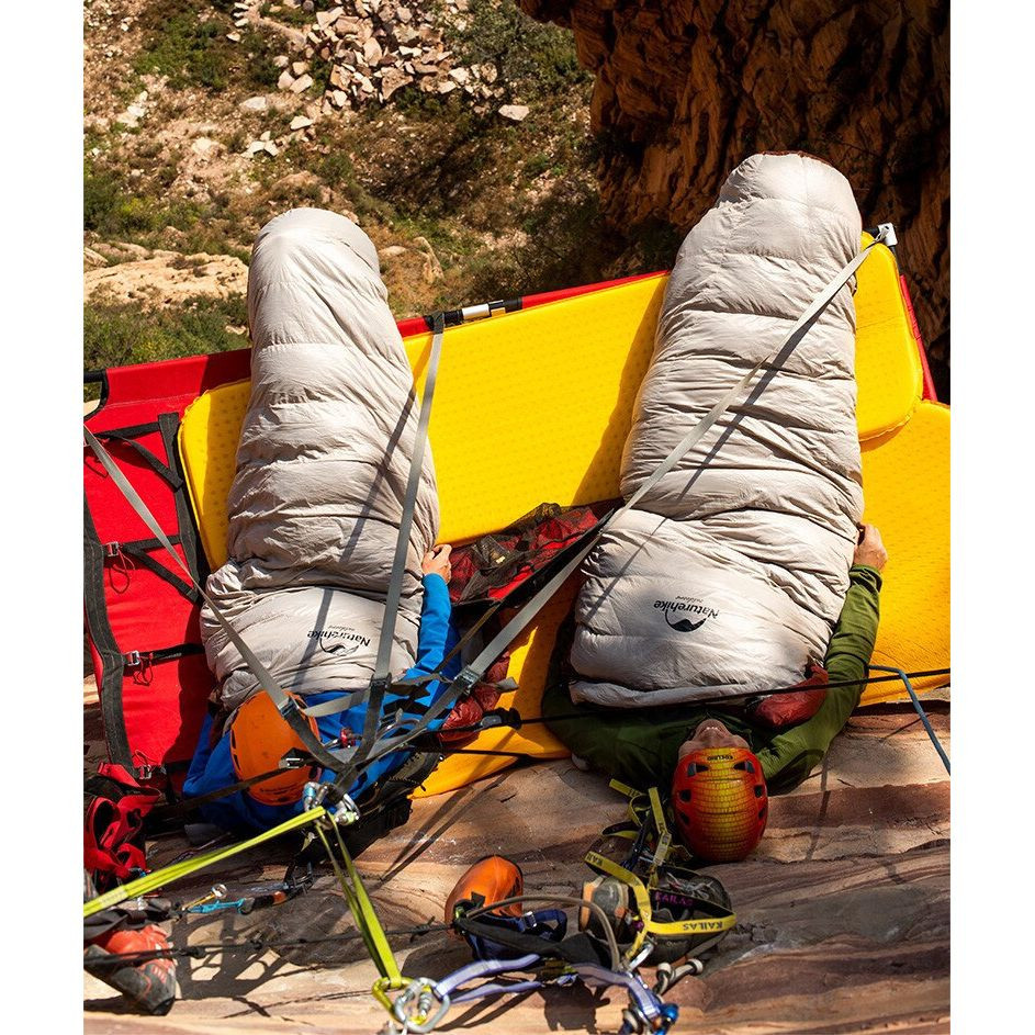 Спальник з натуральним пухом Naturehike Snowbird NH20YD001,p-р L, коричневий 560 г - фото 7