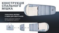 Спальник дитячий Naturehike С300 NH21MSD01, блакитний - фото 2
