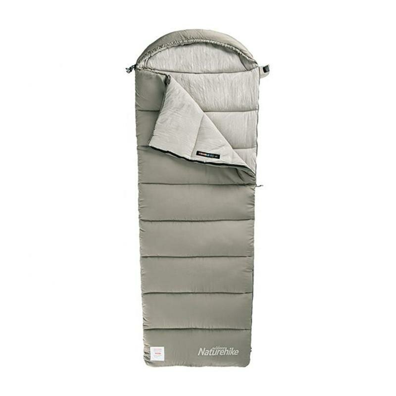 Спальник з капюшоном Naturehike M400 NH20MSD02, (1°C), лівий, зелений - фото 1