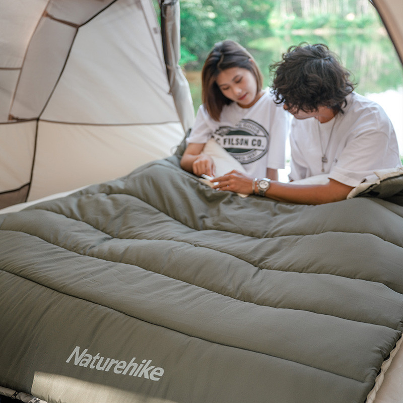 Спальний мішок Naturehike LD150 CNK2300SD016 лівий, темно-зелений - фото 4