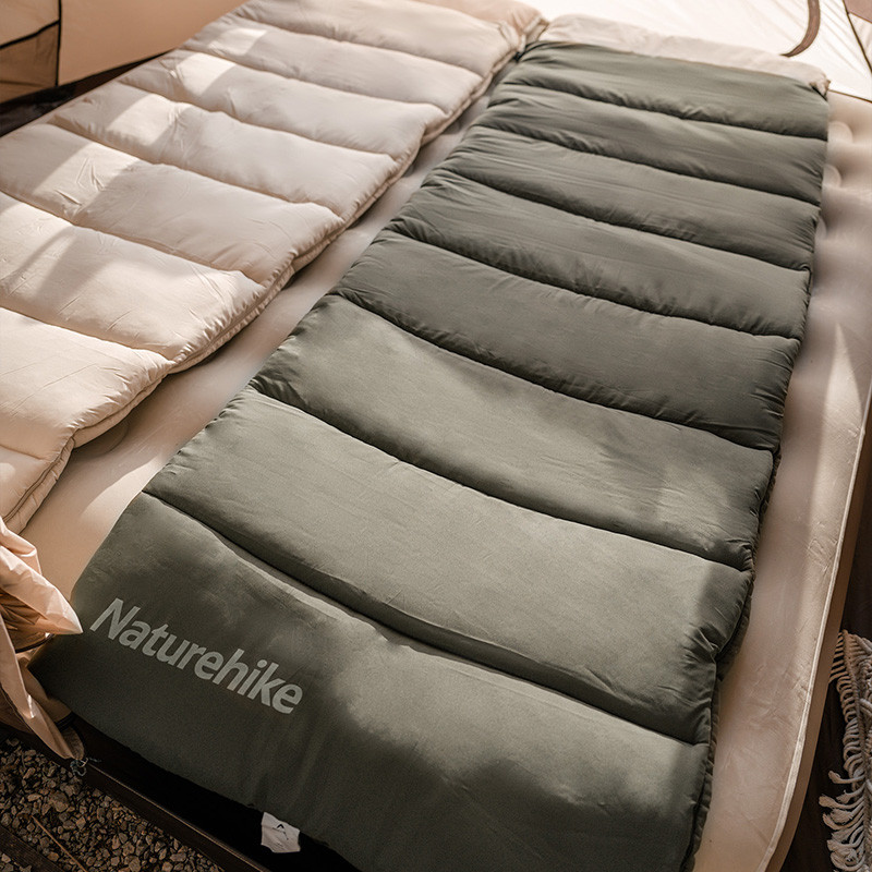 Спальний мішок Naturehike LD150 CNK2300SD016 правий, темно-зелений - фото 2