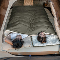 Спальний мішок Naturehike LD150 CNK2300SD016 правий, темно-зелений - фото 3
