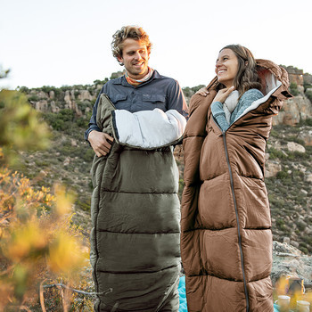 Фото Спальник з капюшоном Naturehike U350S NH20MSD07, (-3°C), правий, темно-зелений