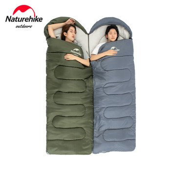 Фото Спальний мішок Naturehike Y150L NH21MSD08, лівий, темно-зелений