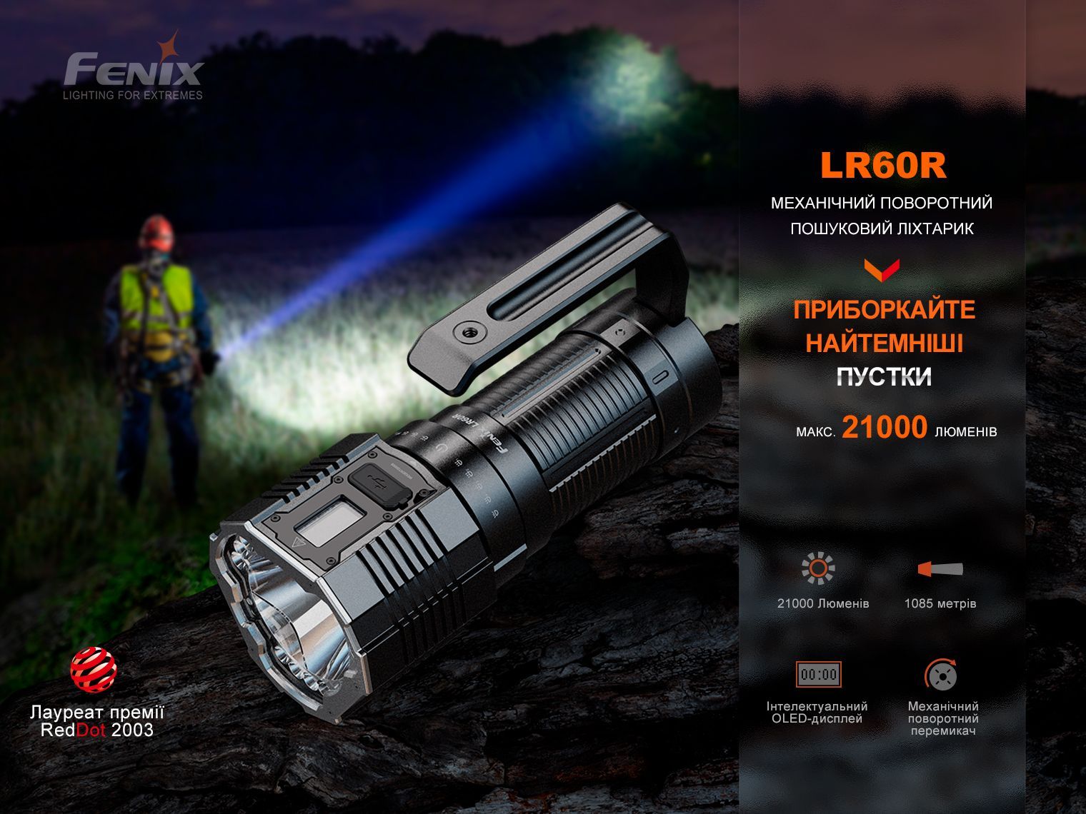 Ліхтар ручний Fenix LR60R - фото 18