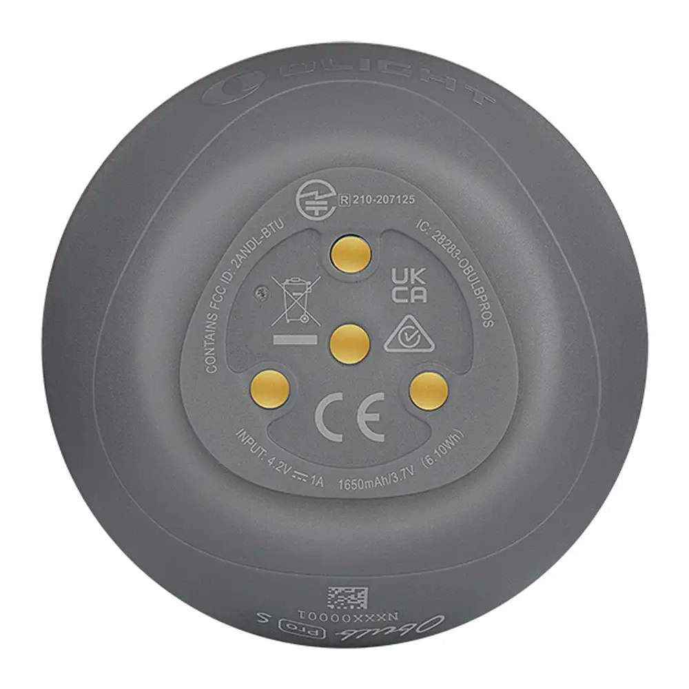 Кемпінговий ліхтар Olight Obulb Pro S Grey - фото 4