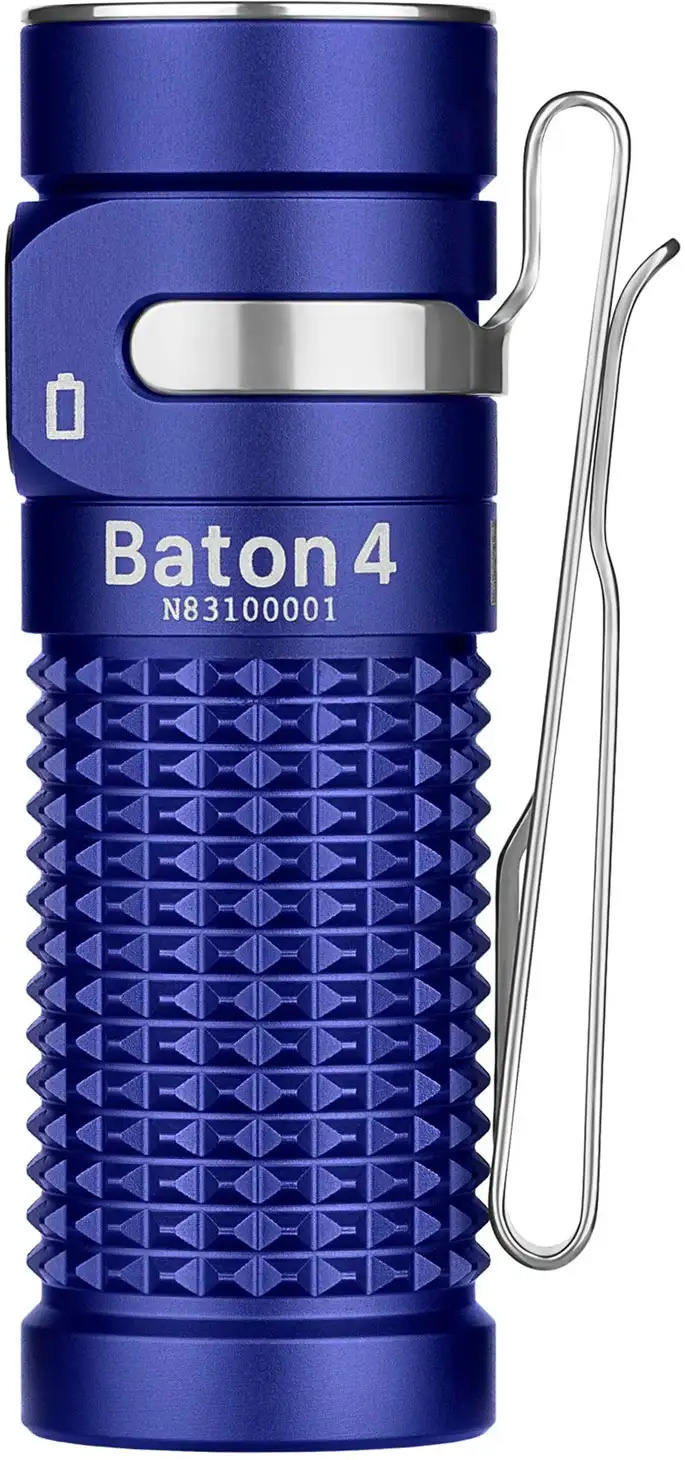 Ліхтар Olight Baton 4 Premium Regal Blue Baton 4 Premium Edition（R 2370.43.75 - фото 4