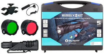Фото Набір Olight Warrior X 4 KIT Matte Black 2370.43.77