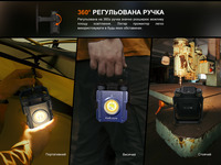 Ліхтар прожектор Fenix CL27R зелений (1600 Лм) CL27R-Green - фото 22