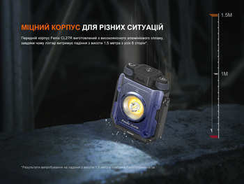 Фото Ліхтар прожектор Fenix CL27R темно-блакитний (1600 Лм) CL27R-Blue