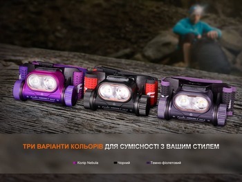 Фото Ліхтар налобний Fenix HM65R-T V2.0 Чорний HM65RTV20BK 1600 Лм