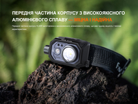 Ліхтар налобний Fenix HL45R LED з безконтактним датчиком HL45RLED 1000 Лм - фото 12