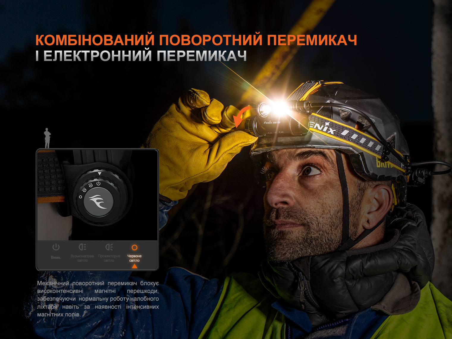 Ліхтар налобний Fenix HM75R SE 1600 Лм - фото 16