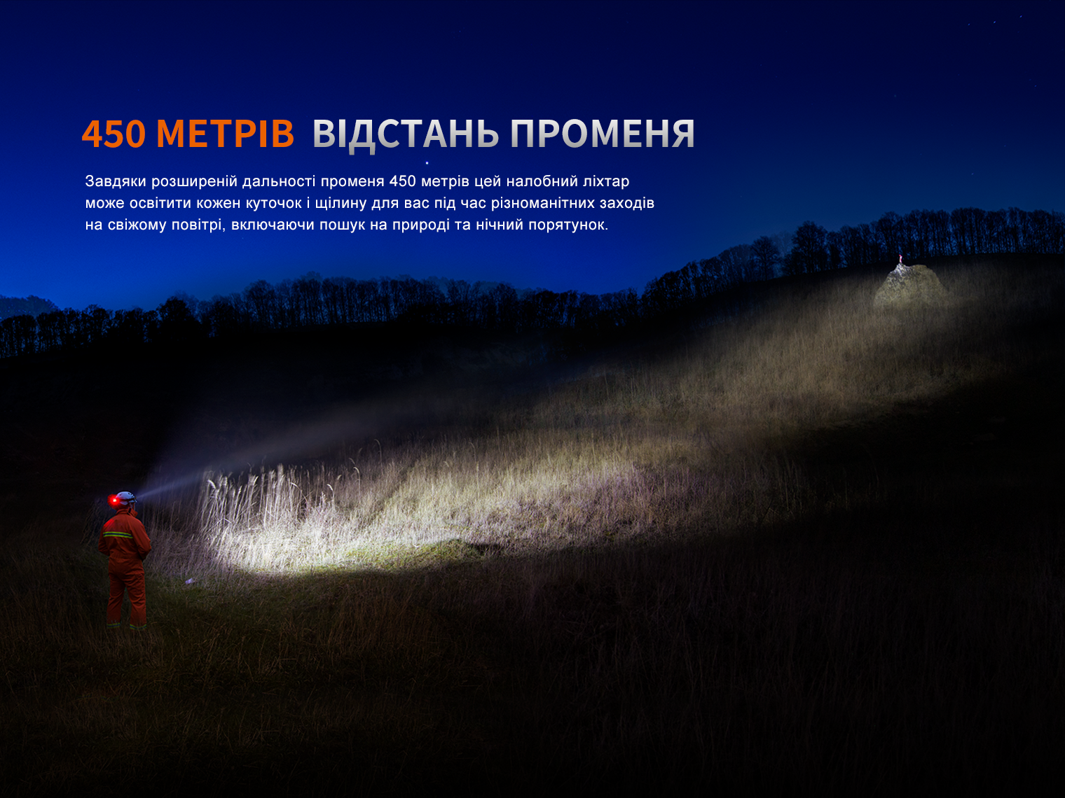 Ліхтар налобний Fenix HP35R SAR з вогнетривкою пов'язкою 4000 Лм - фото 16